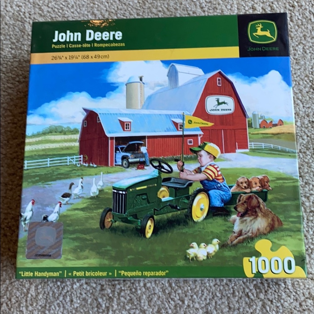 John Deere Little Handyman 1000 pc puzzle